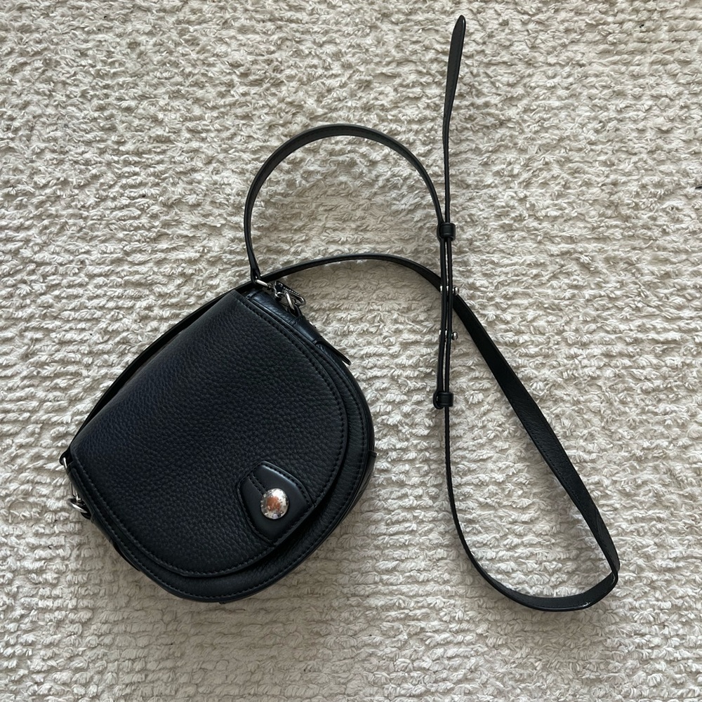 Rag & Bone Black Leather Crossbody Bag